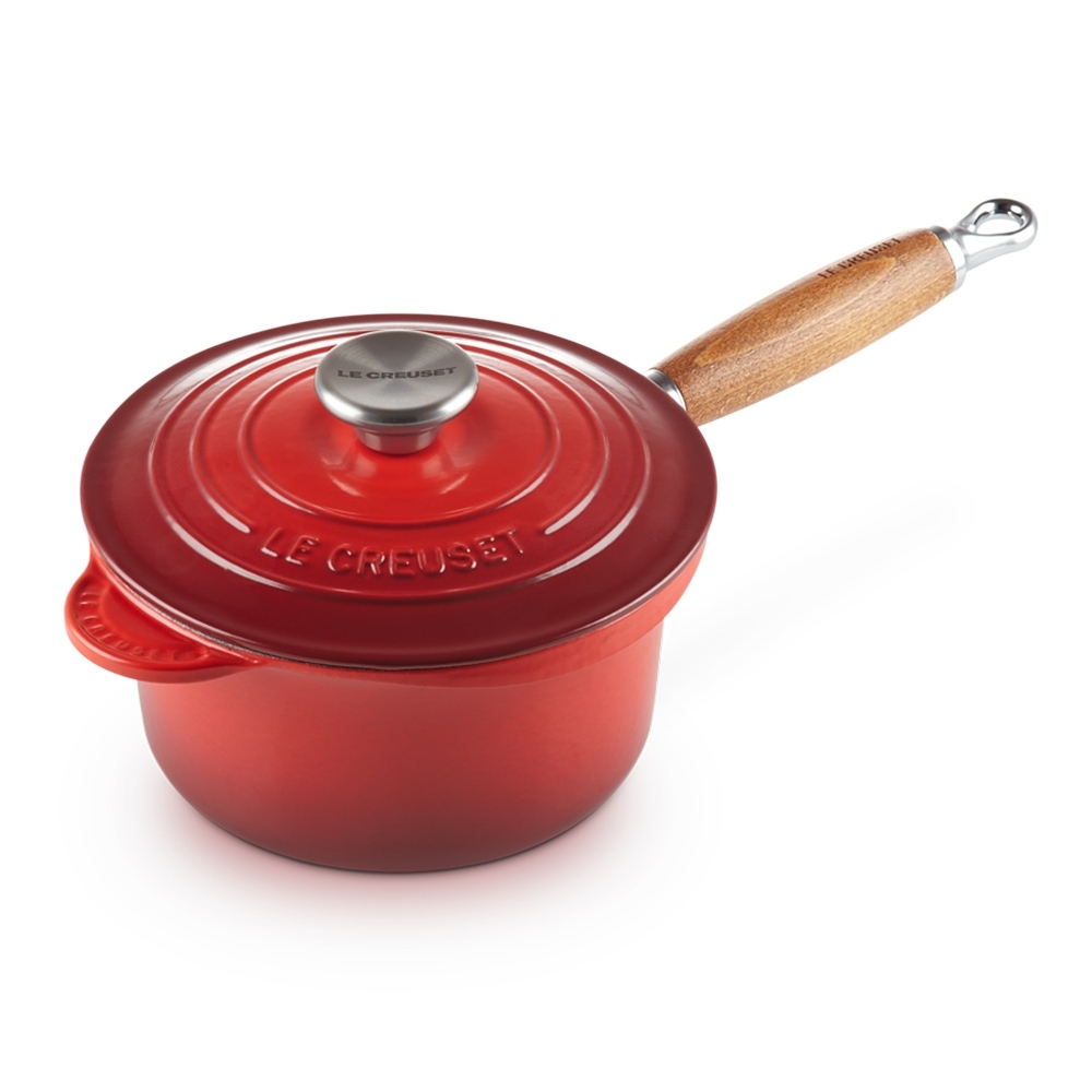 Le Creuset - Saucepan wooden handle 18 cm Le Creuset - Saucepan wooden handle 18 cm