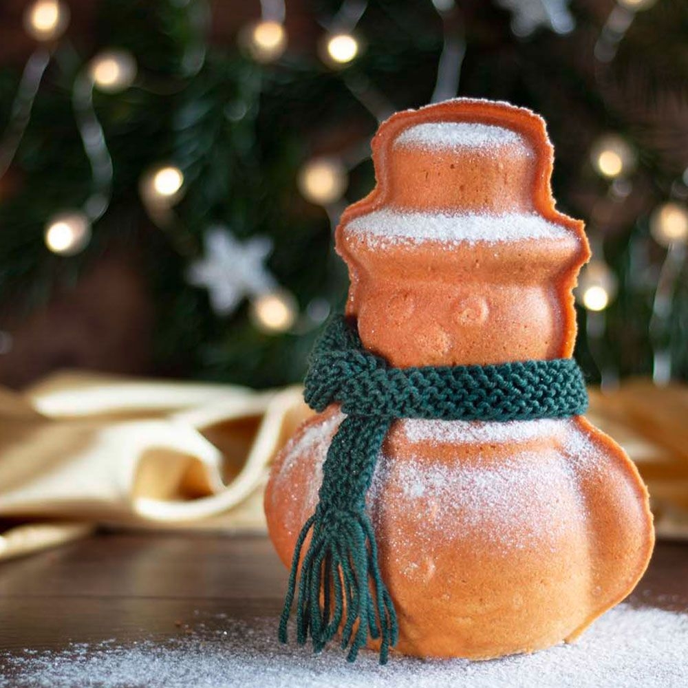 Städter - We-Love-Baking Schneemann - 19 x 21 x 12 cm - 3D-Backform