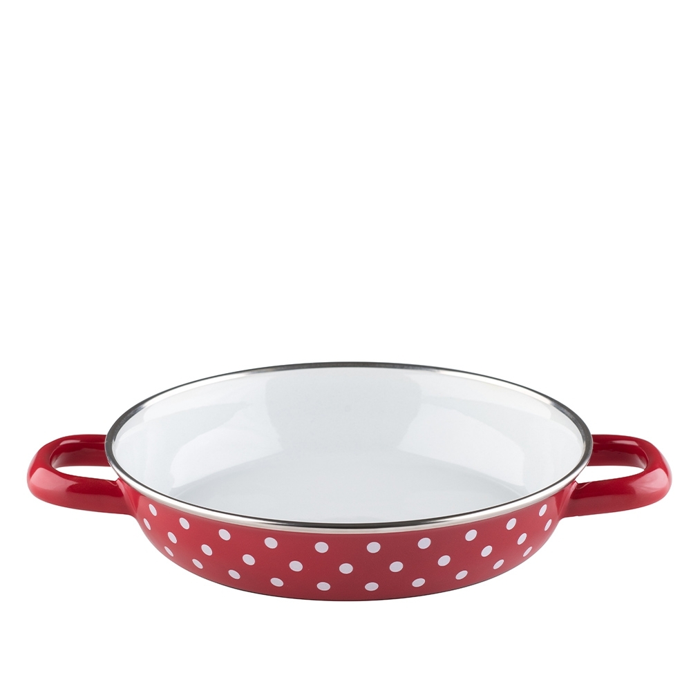 Riess COUNTRY - Polka-dot red - Egg pan 20 cm Riess COUNTRY - Polka-dot red - Egg pan 20 cm