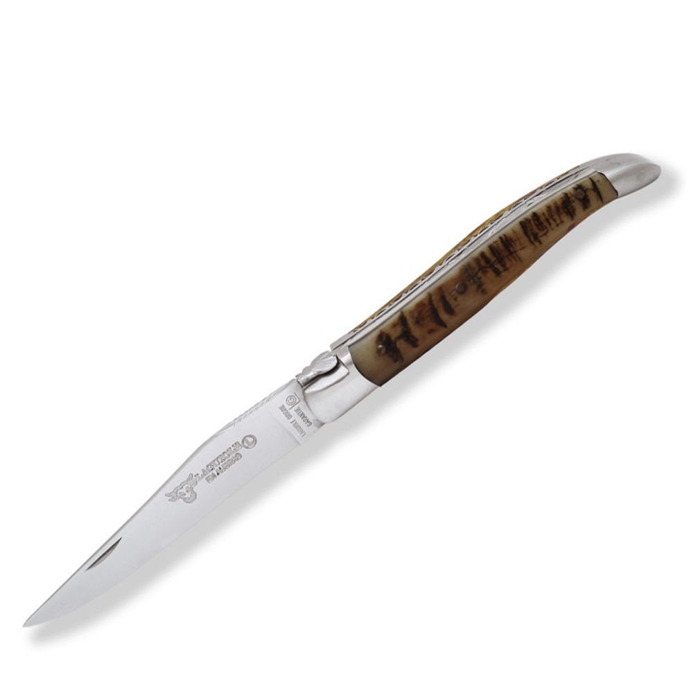 Laguiole - Folding / pocket knife Double-platinum ram crust
