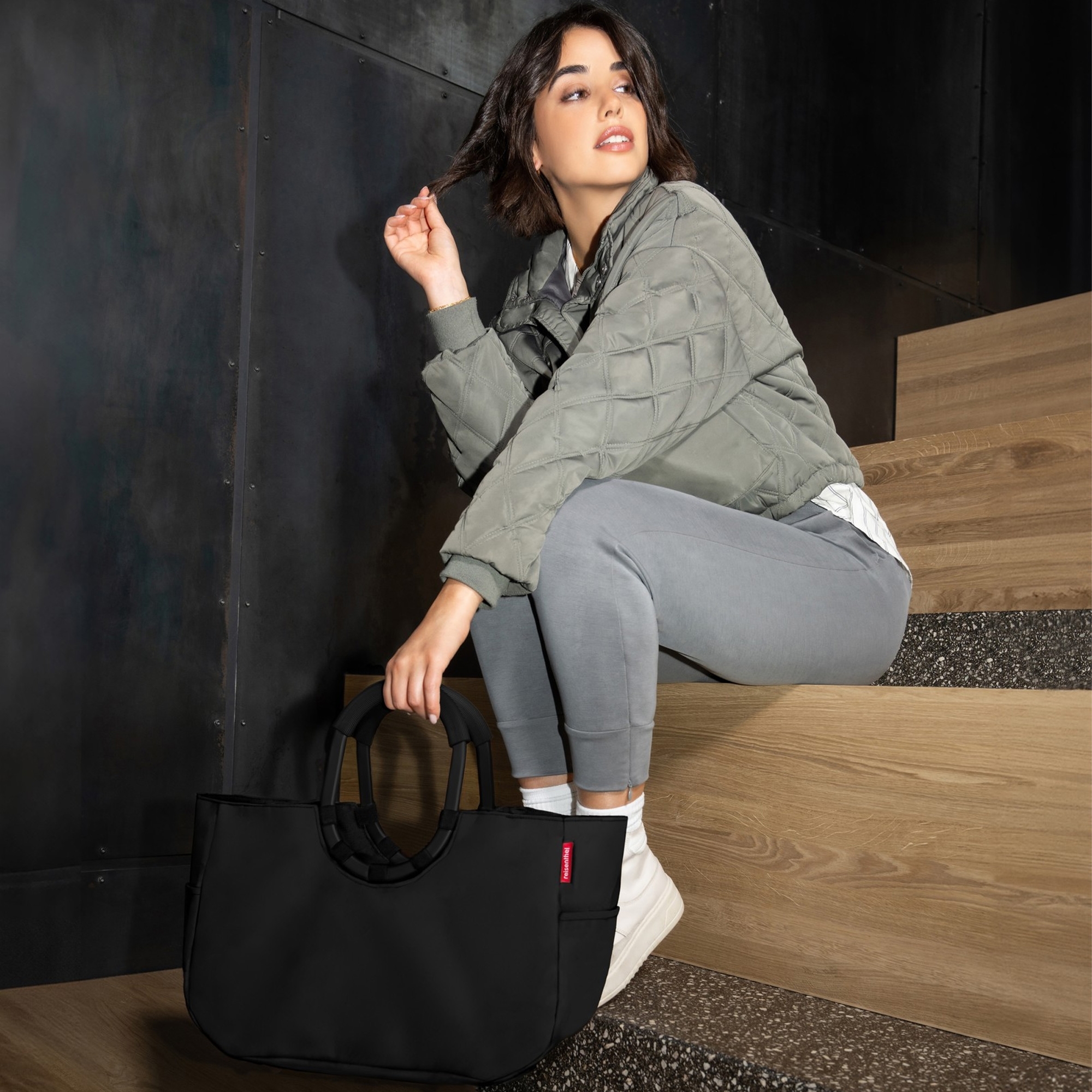 reisenthel - loopshopper M - frame black/black