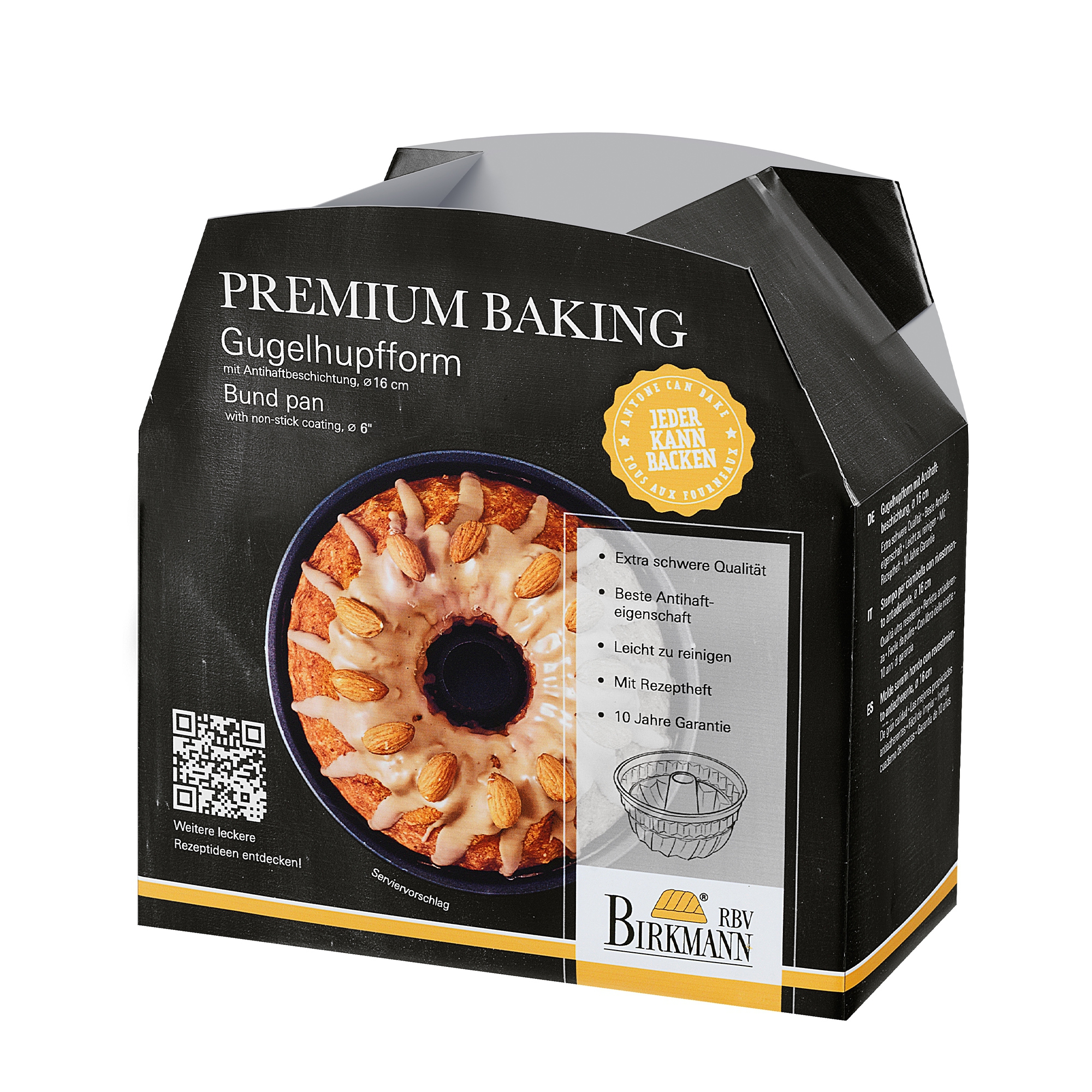 Birkmann - Bundform Ø 16 cm - Premium Baking