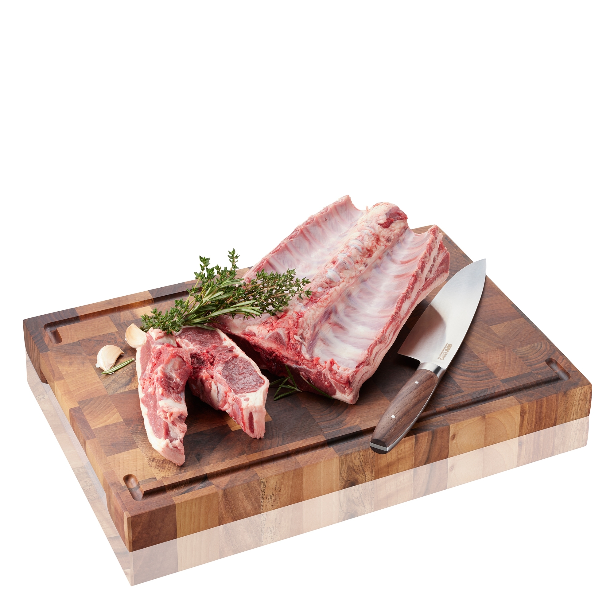 Gefu - ENNO chopping block, walnut wood