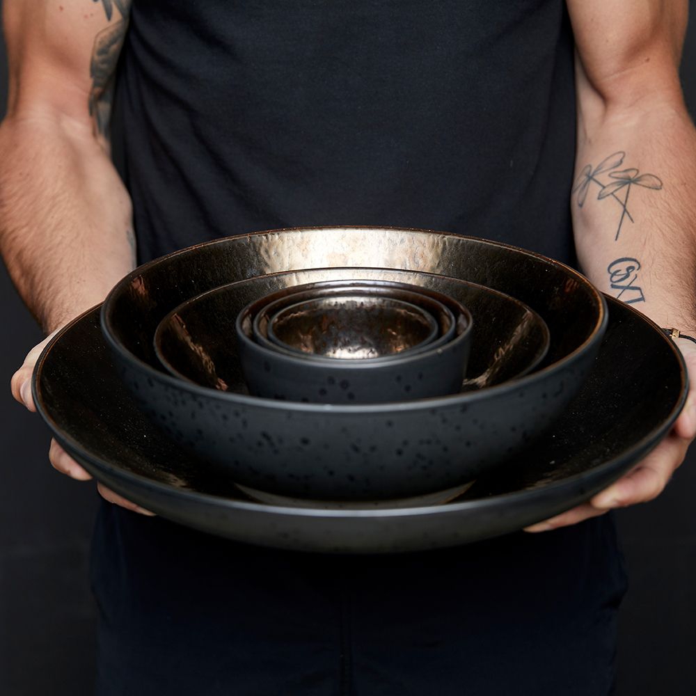 Bitz - Bowl - 10 cm - black/bronze