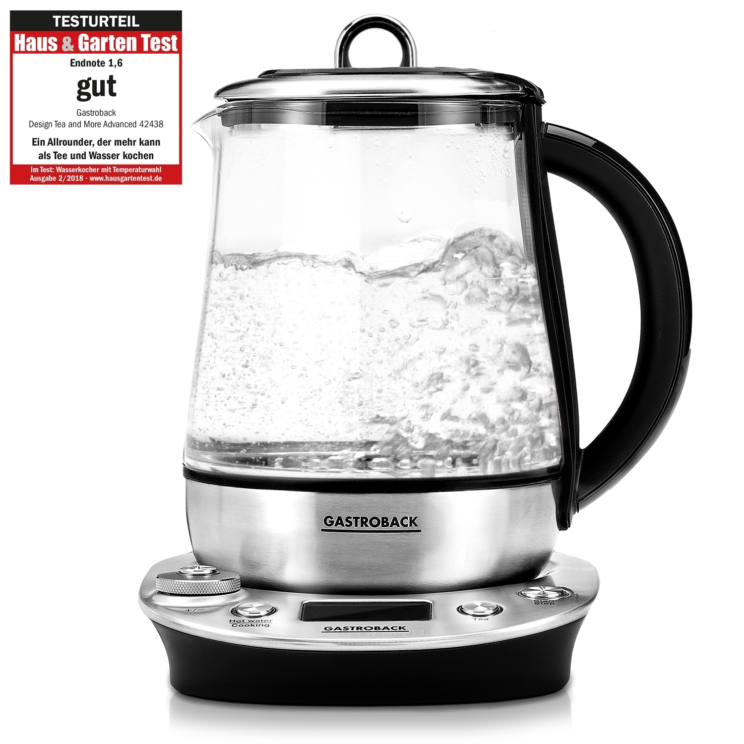 Gastroback - Design Tea & More Advanced | Tee & Wasserkocher 1,5 L Gastroback - Design Tea & More Advanced | Tee & Wasserkocher 1,5 L