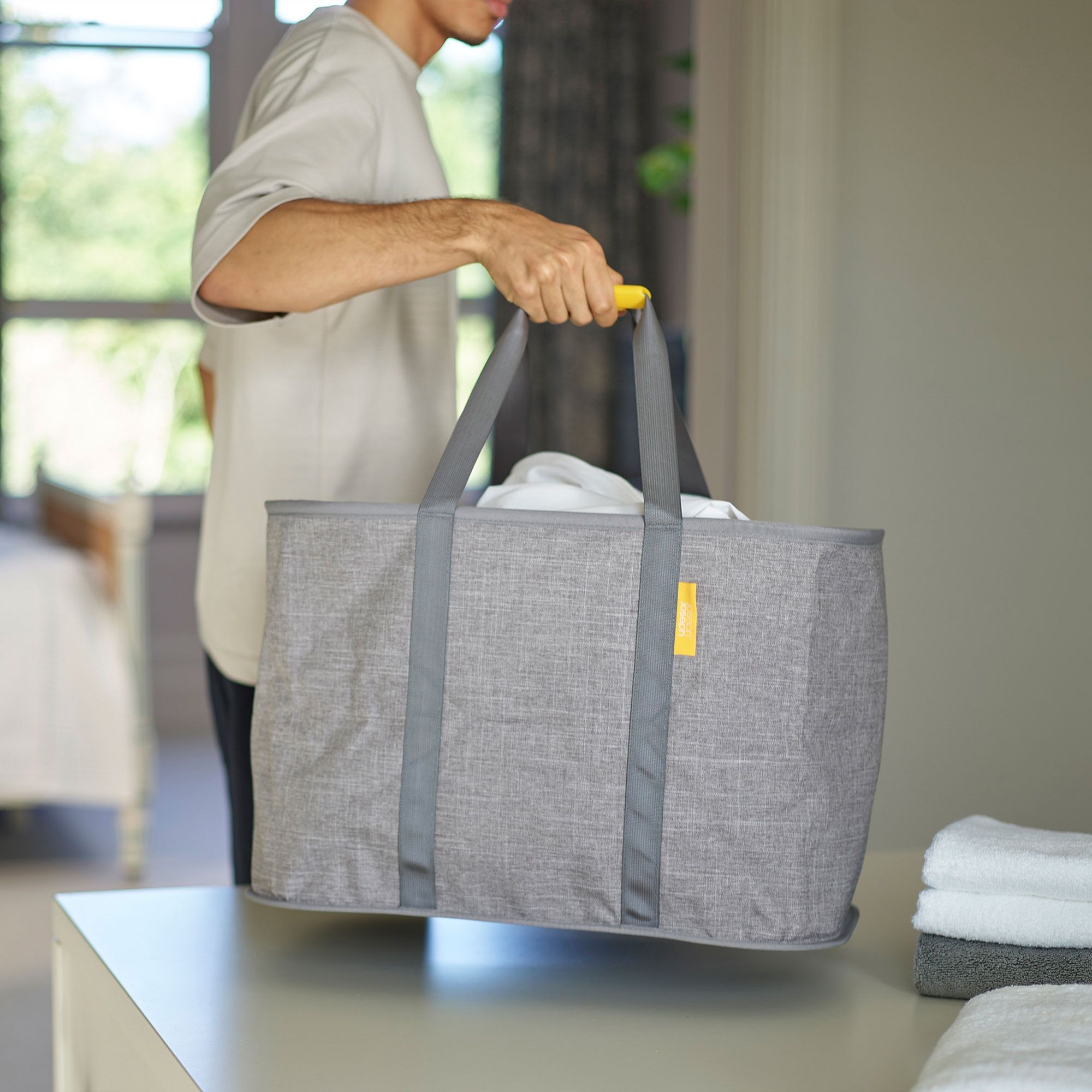 Joseph Joseph - Hold-All™ Max faltbarer 55 L Wäschekorb - grey Joseph Joseph - Hold-All™ Max faltbarer 55 L Wäschekorb - grey