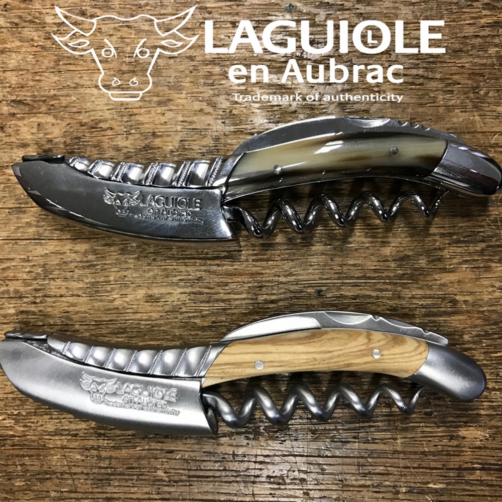 Laguiole - Corkscrew olive wood