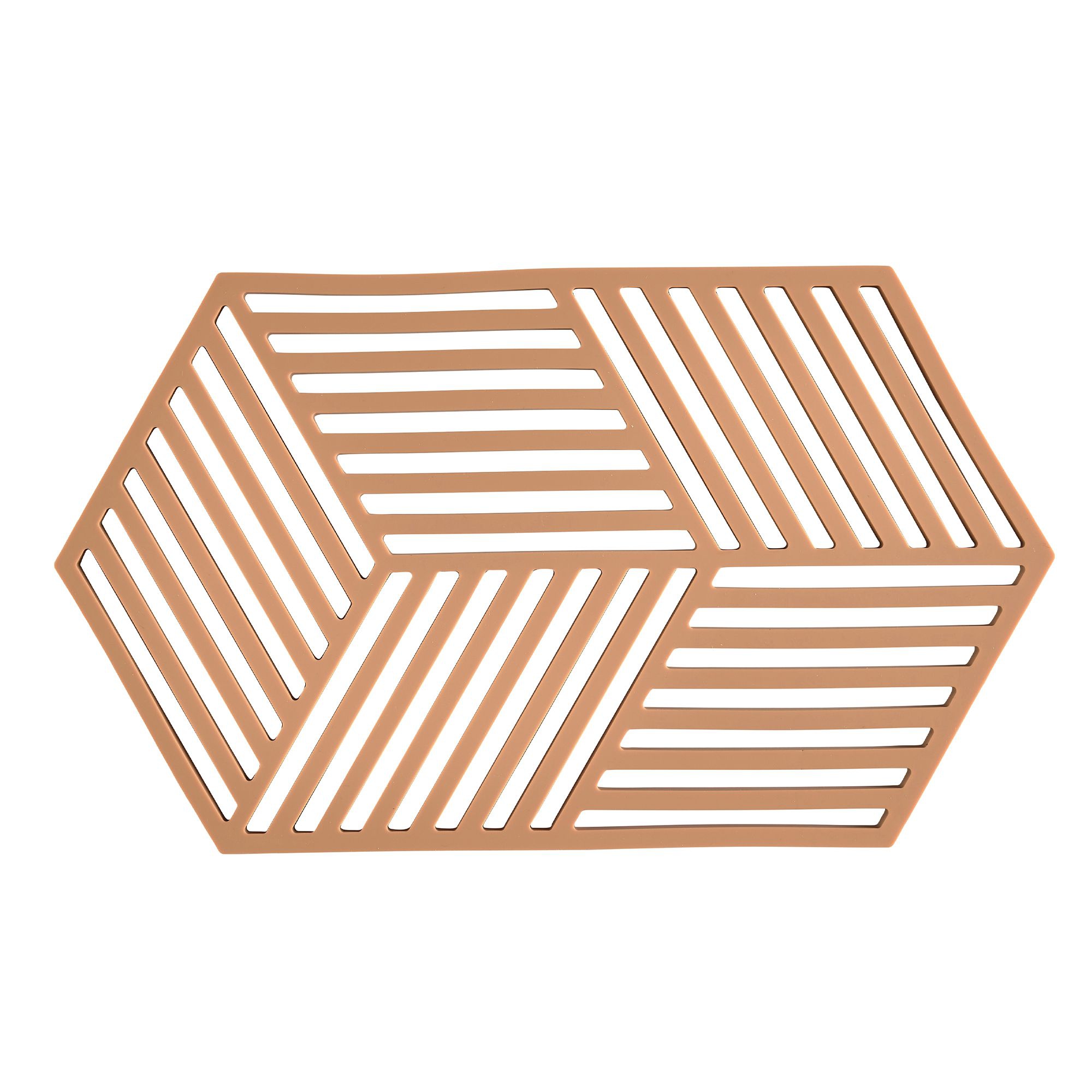 Zone - Hexagon Trivet - Light Terracotta