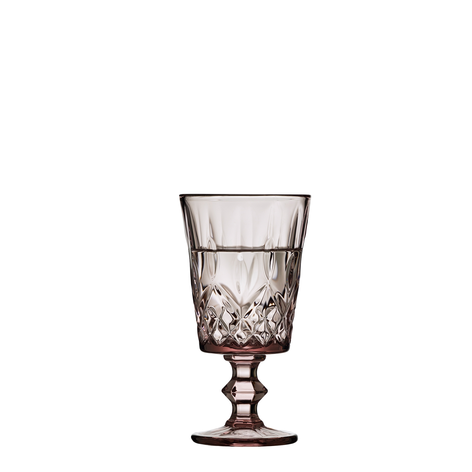 Lyngby glass -Sorrento - Wine glass - Pink - 4 pcs.