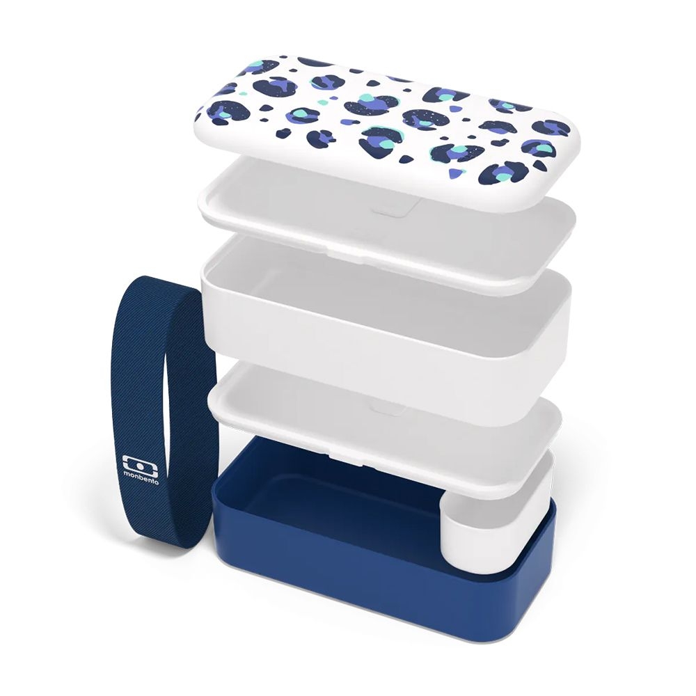 monbento - Original Bento Box blau Leopard