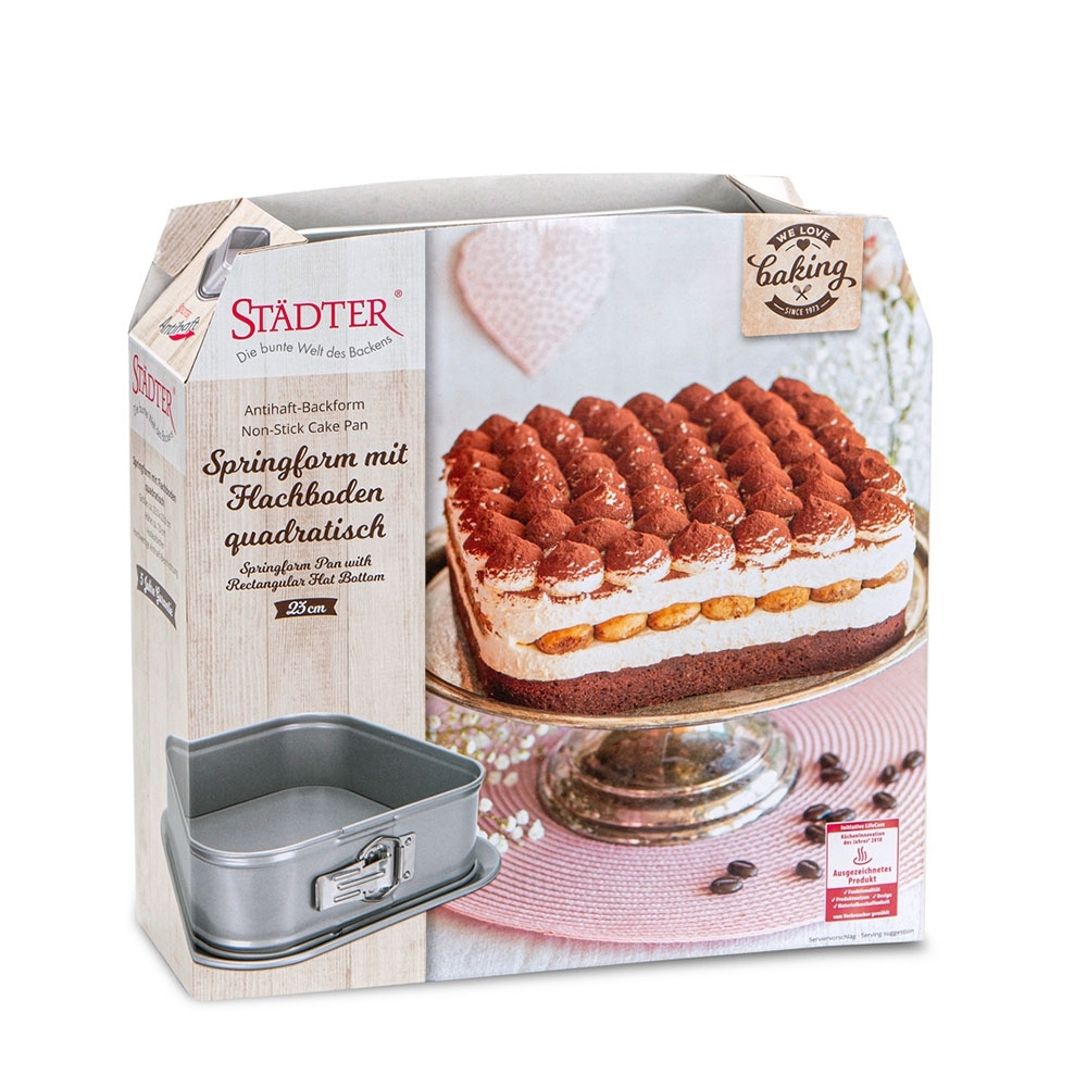 Städter - We-Love-Baking springform pan - square