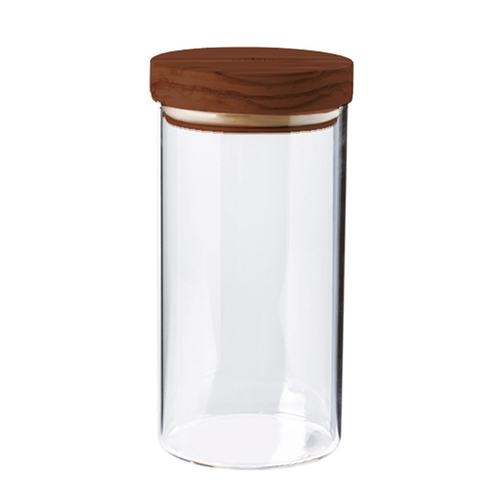 Berard Behälter Glas Walnussdeckel 900ml