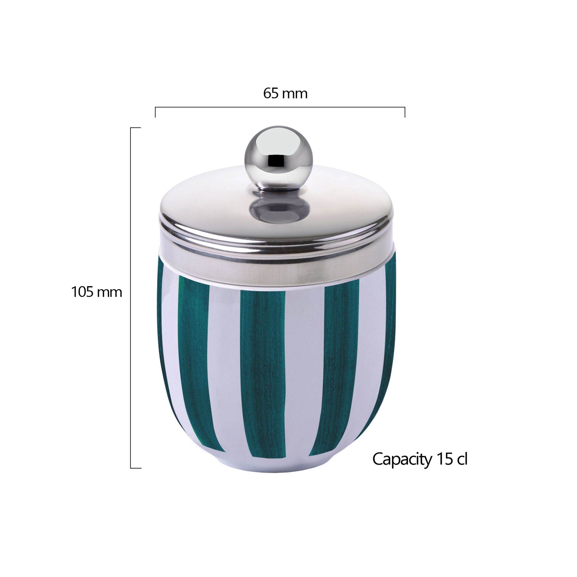 BIA - Egg Coddler - Stripes Green