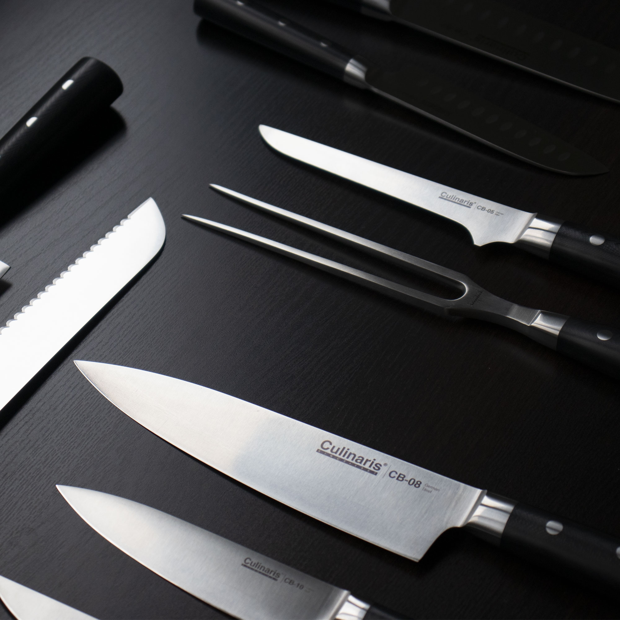 Fleischgabel - Black Serie - 19 cm - CB-11 | Culinaris