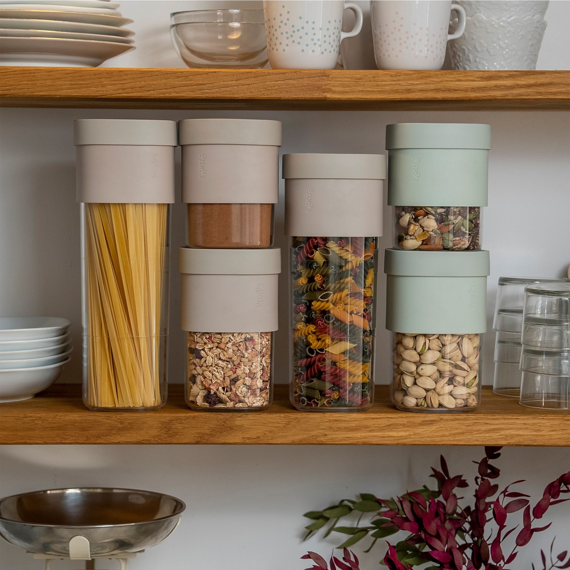 Lékué - “Flip Storage M” storage container, 600ml/ 850ml