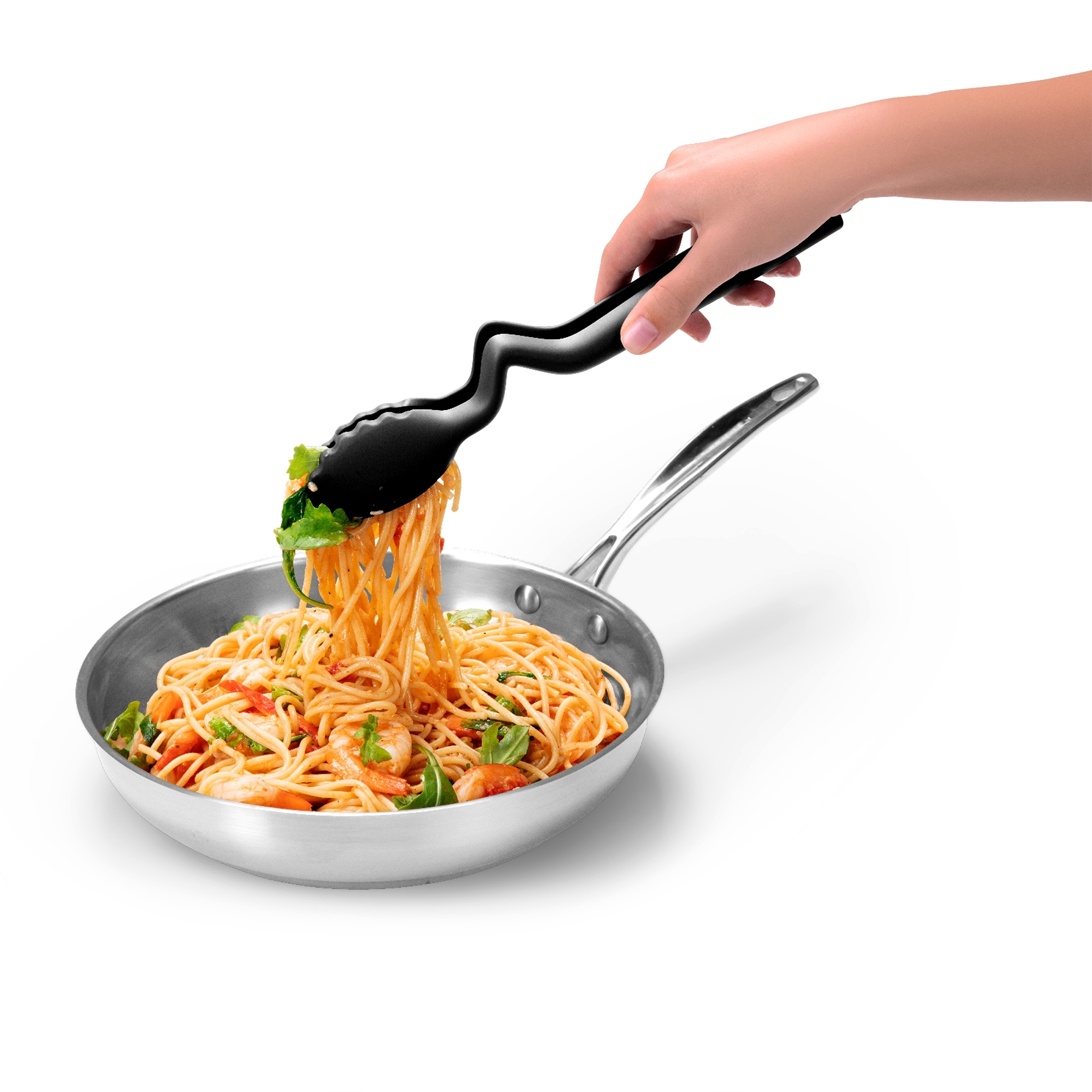 Dreamfarm - Clongs Lite  - Black - 25 cm - barbecue tongs