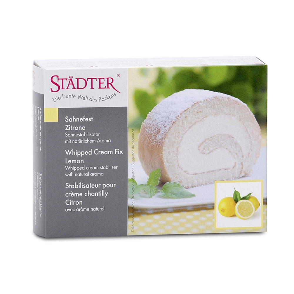 Städter - Whipped cream stabiliser Lemon - 125 g Städter - Whipped cream stabiliser Lemon - 125 g