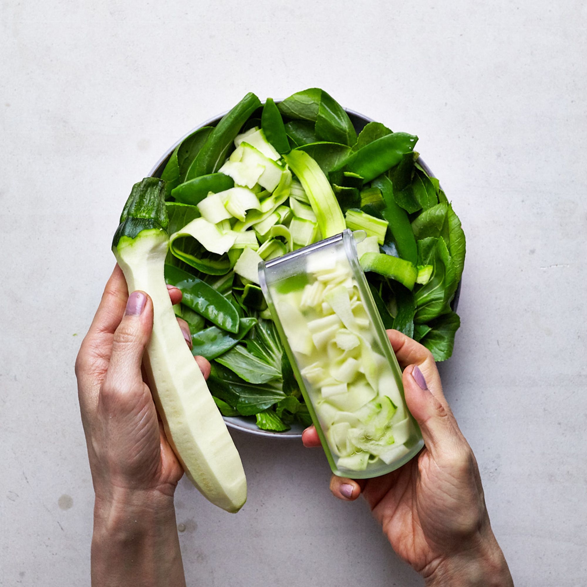 Joseph Joseph - PeelStore™ peeler with integrated waste bowl Joseph Joseph - PeelStore™ peeler with integrated waste bowl