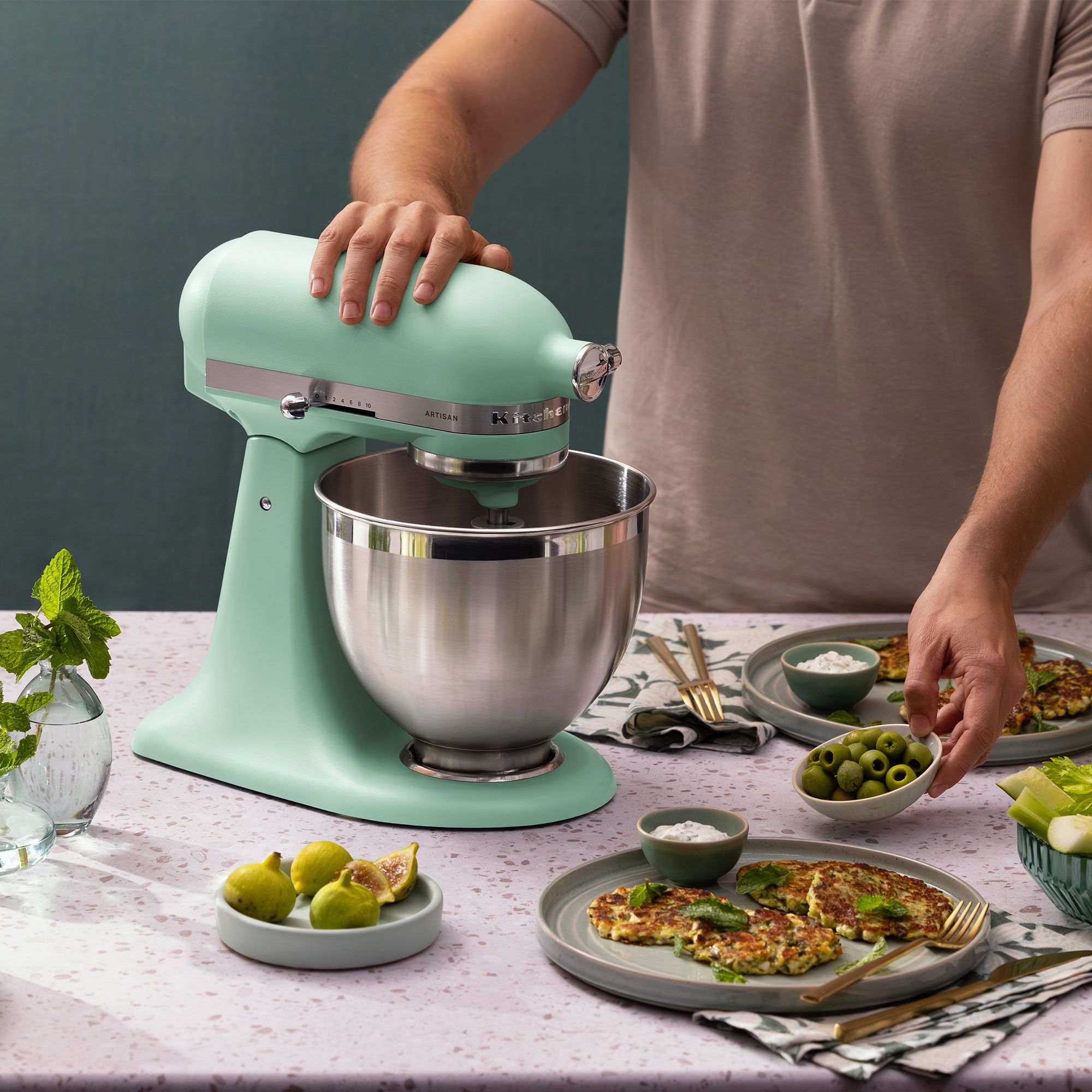 KitchenAid - Artisan Stand Mixer 5KSM195PSESD - Spearmint