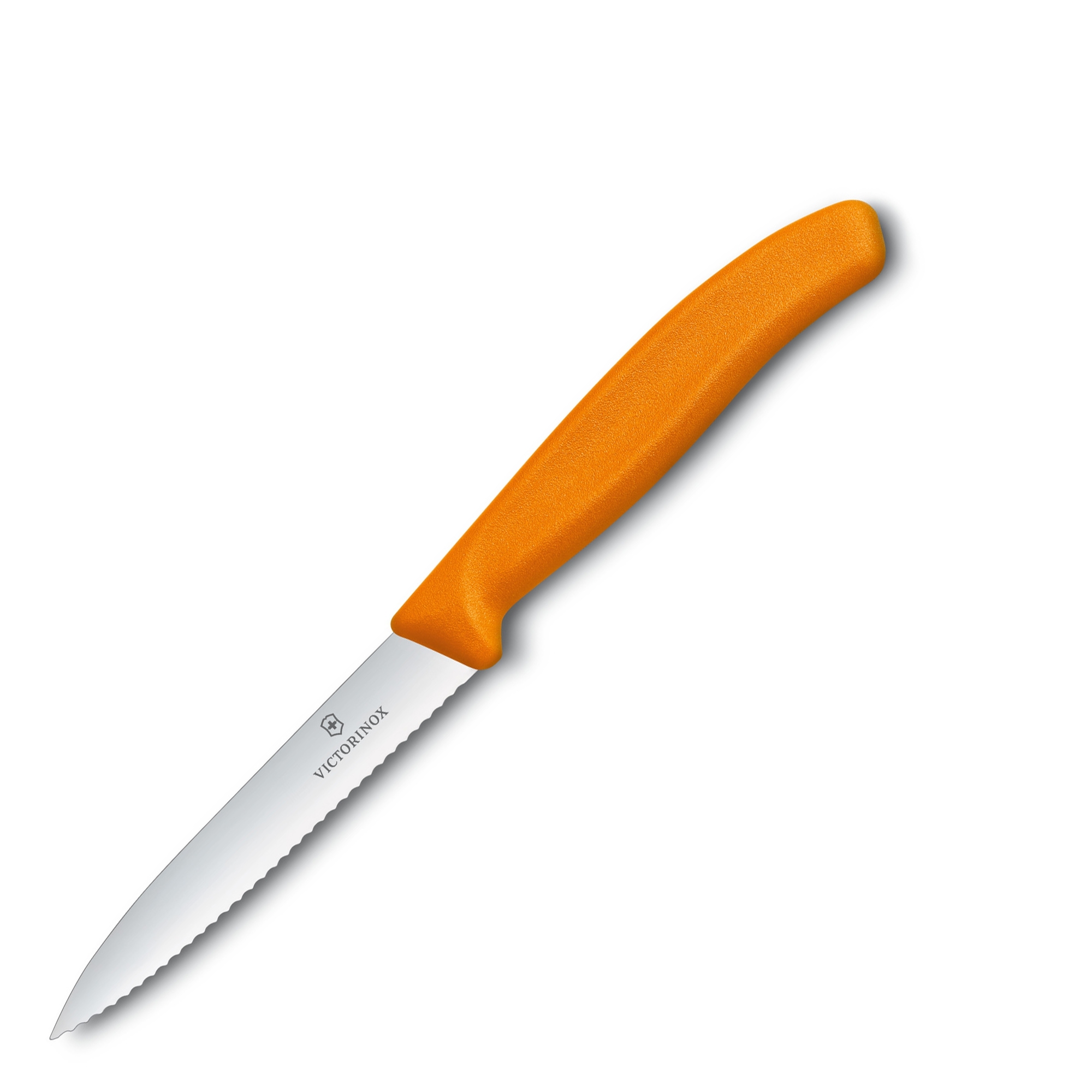 Victorinox - Swiss Classic vegetable knife serrated blade 10 cm orange