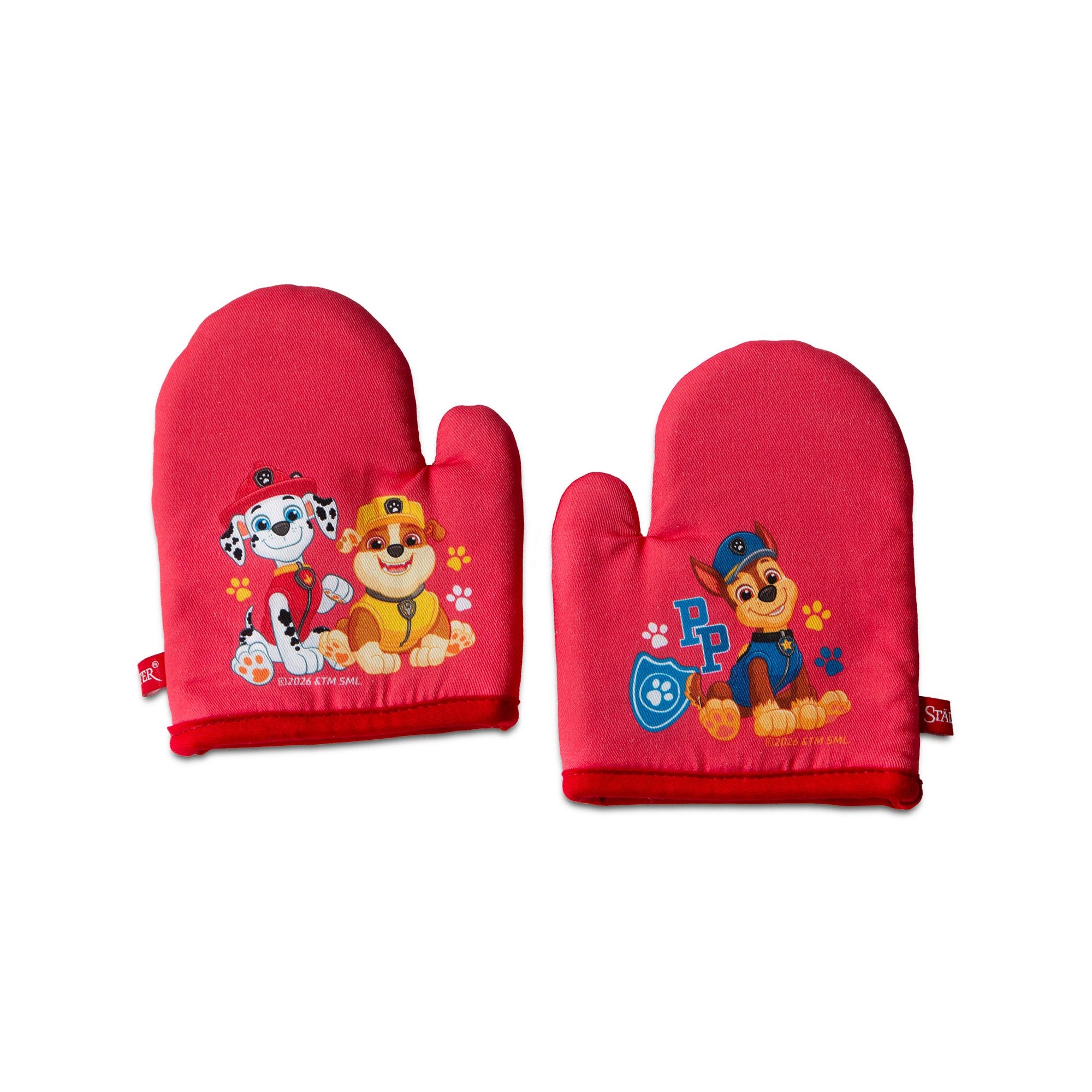 Städter - Paw Patrol Backofenhandschuhe 2er Set - Jungs - rot