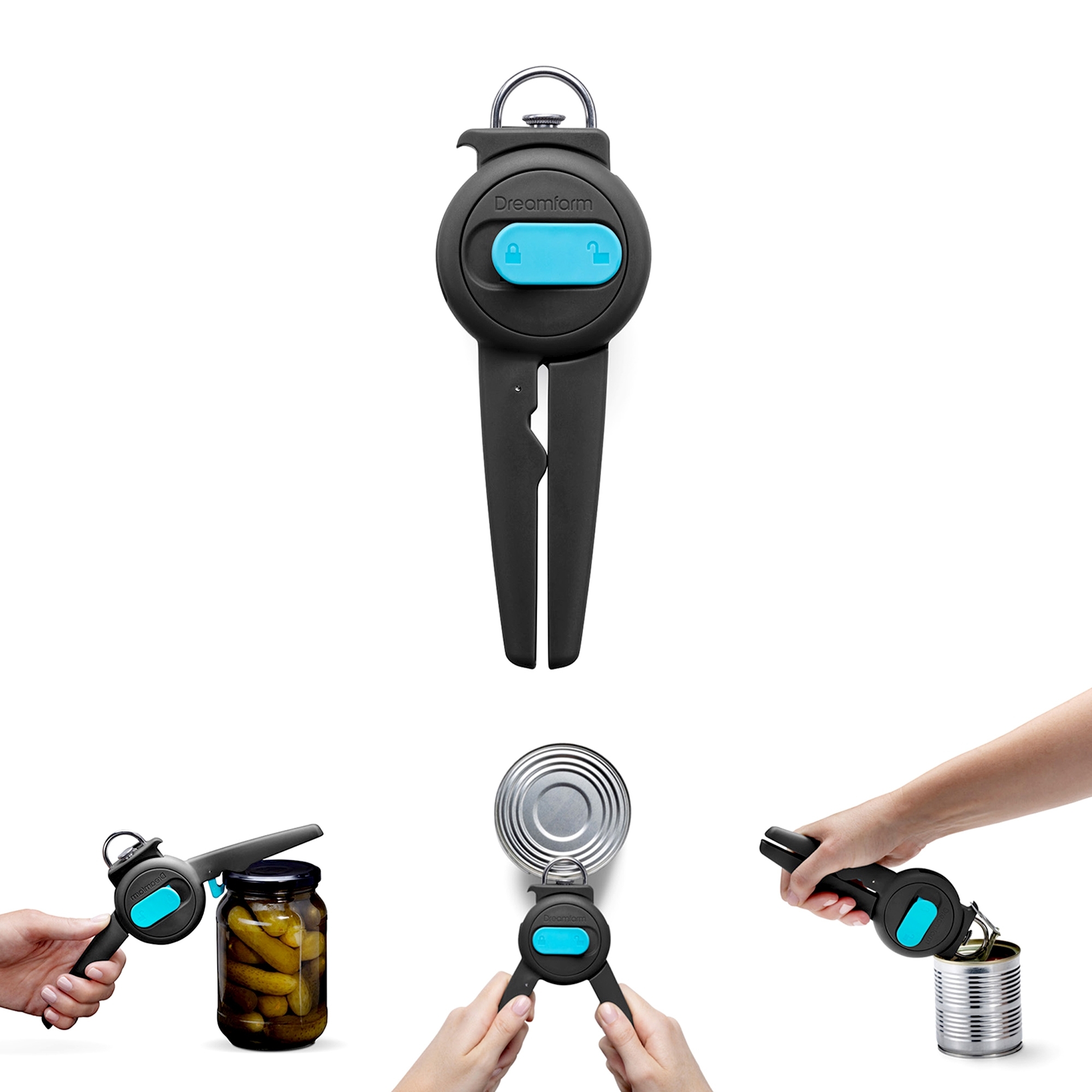 Dreamfarm - Dopener - Can opener - Black Dreamfarm - Dopener - Can opener - Black