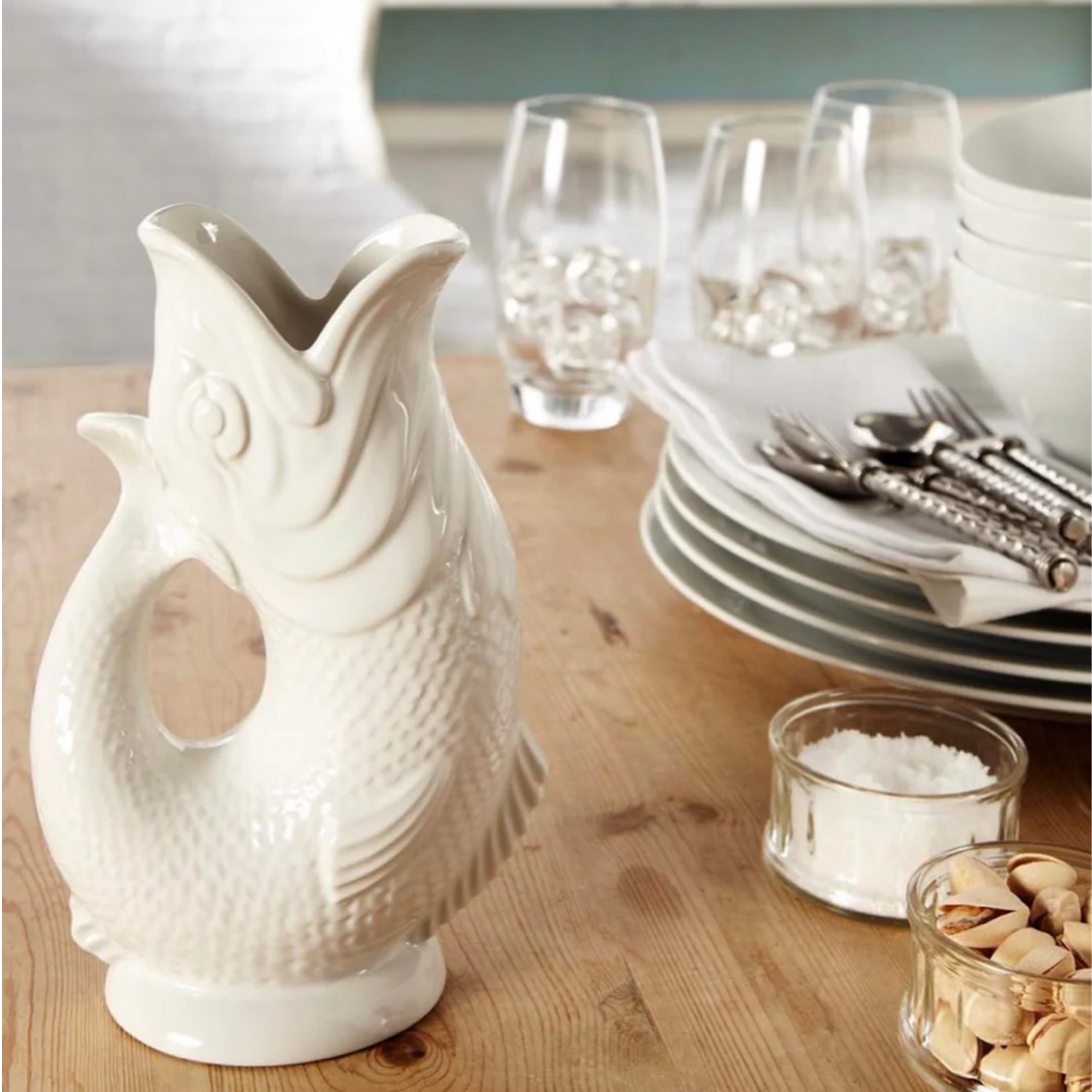 Gluckigluck - Ceramic Carafe XL - White