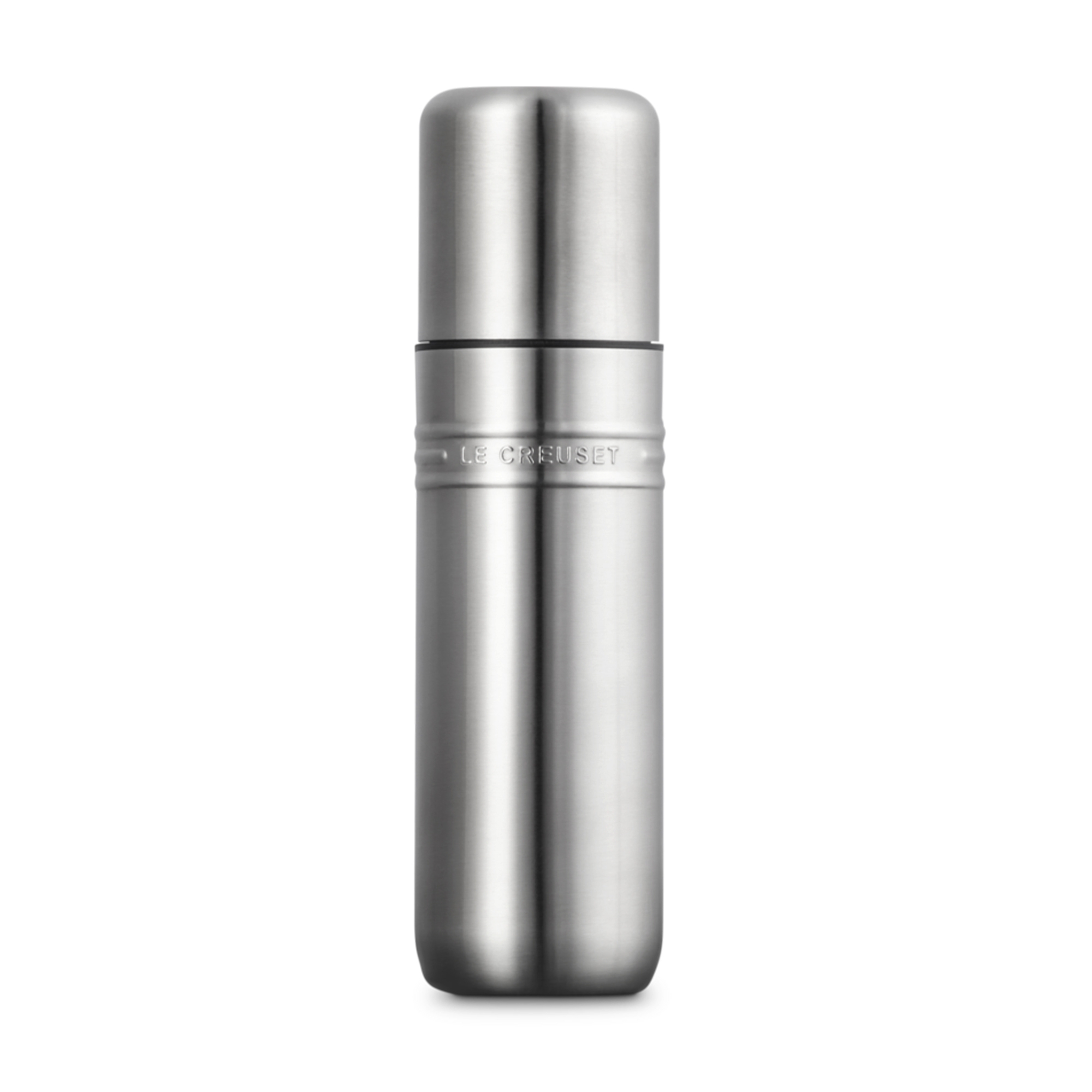 Silver stainless steel vacuum flask 500 ml