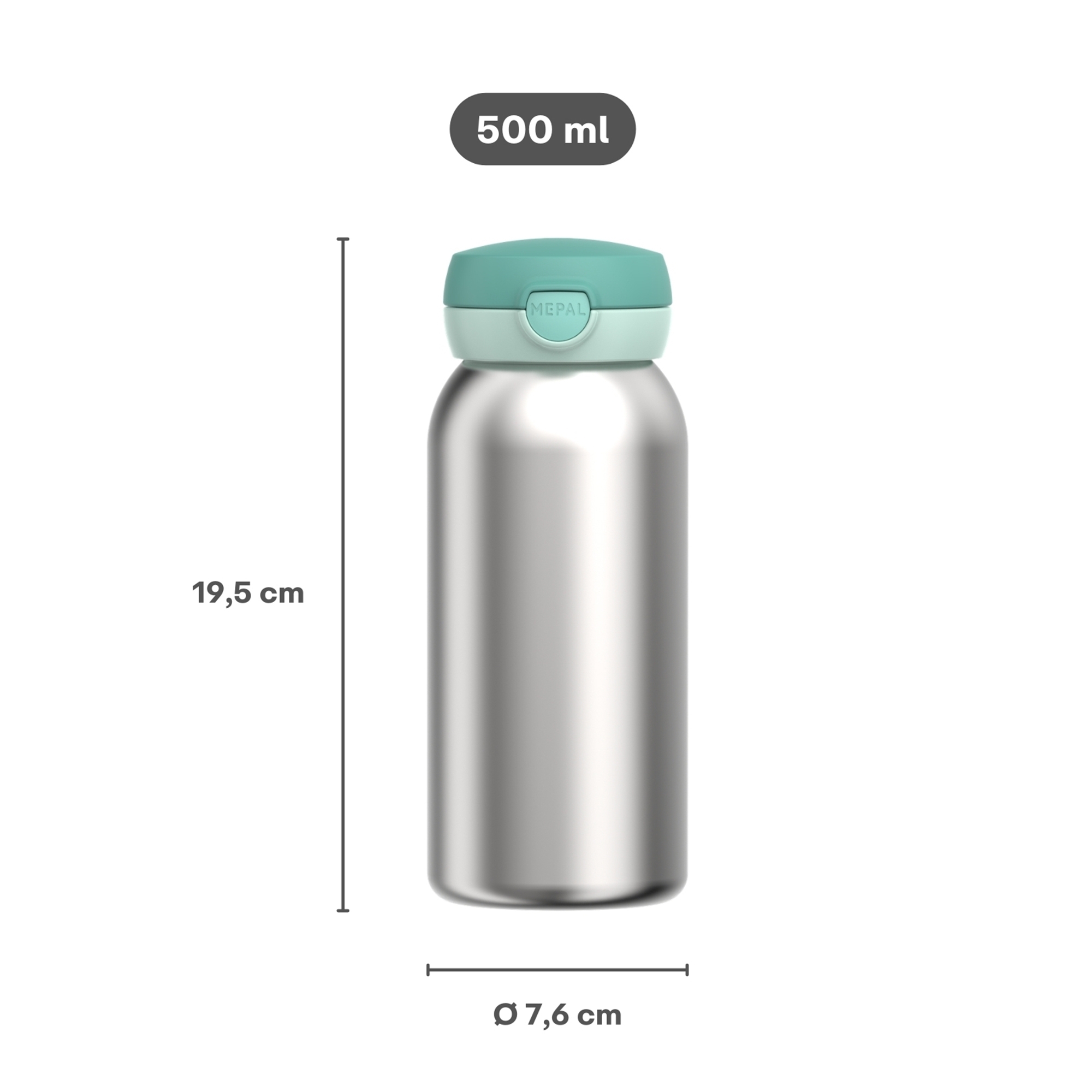 Mepal - Campus - Isolierflasche mit Klappdeckel - Paw Patrol Girls