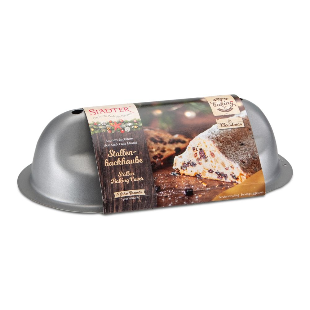 Städter - Stollenbackhaube - 23 x 12 cm / H 6,5 cm, 1.000 ml