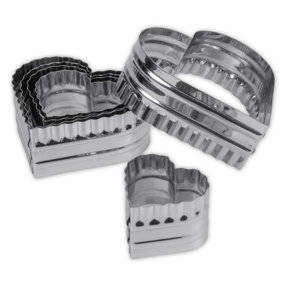 Städter - Cookie Cutter Hearts 6 pieces - 5–10,5 cm