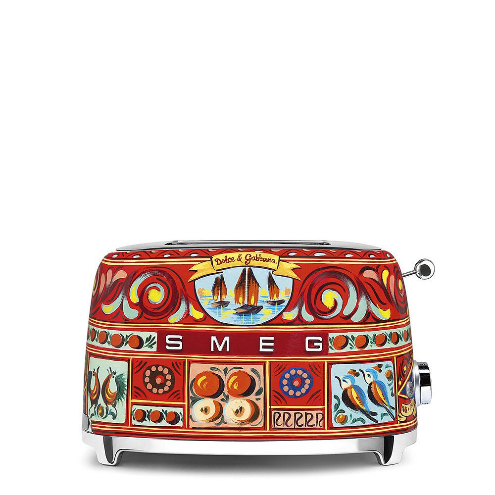 Smeg - 2-Scheiben-Toaster Kompakt - Designlinie Stil Der 50° Jahre - Dolce&Gabbana