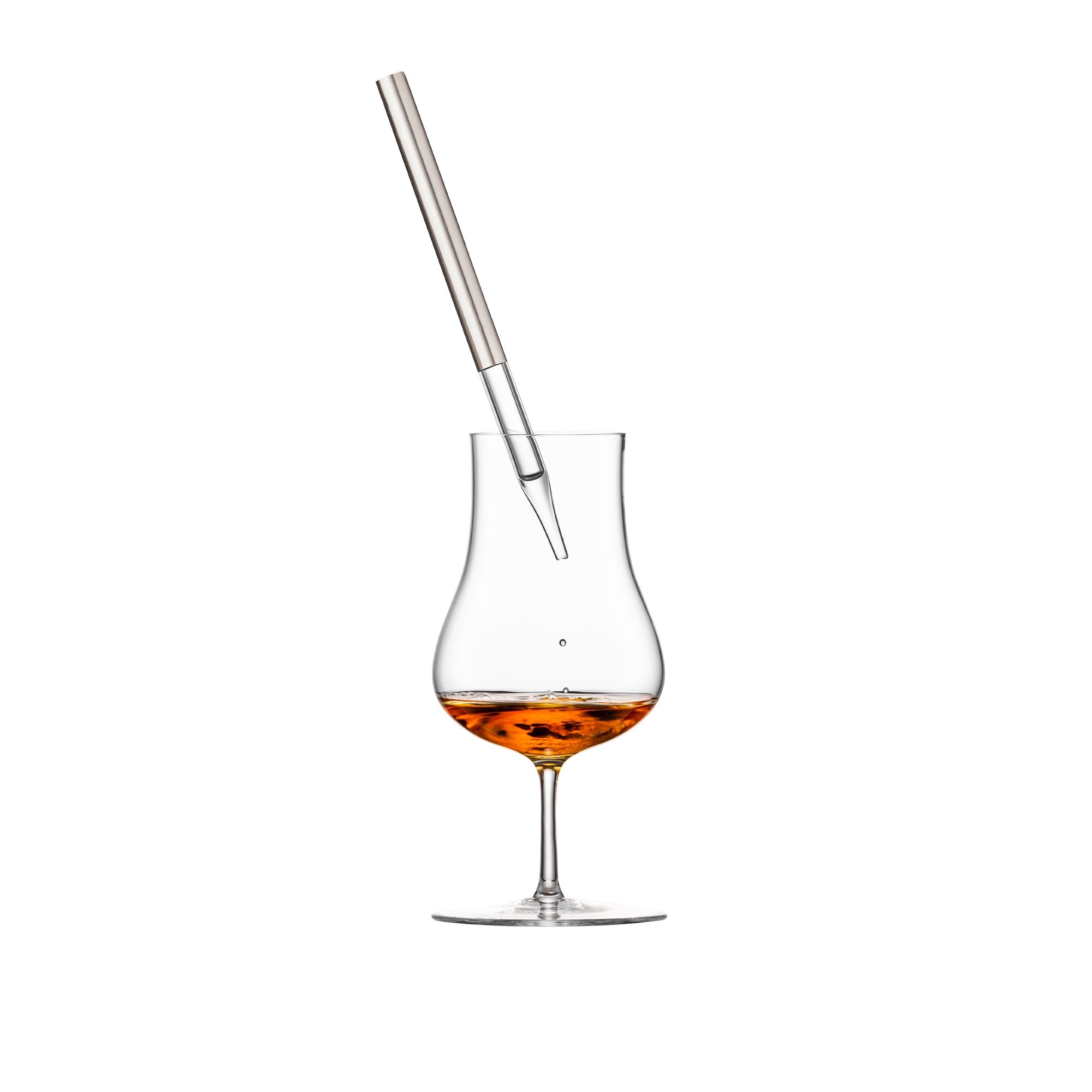 Eisch – GENTLEMAN Whisky/Rum Pipette, platinum