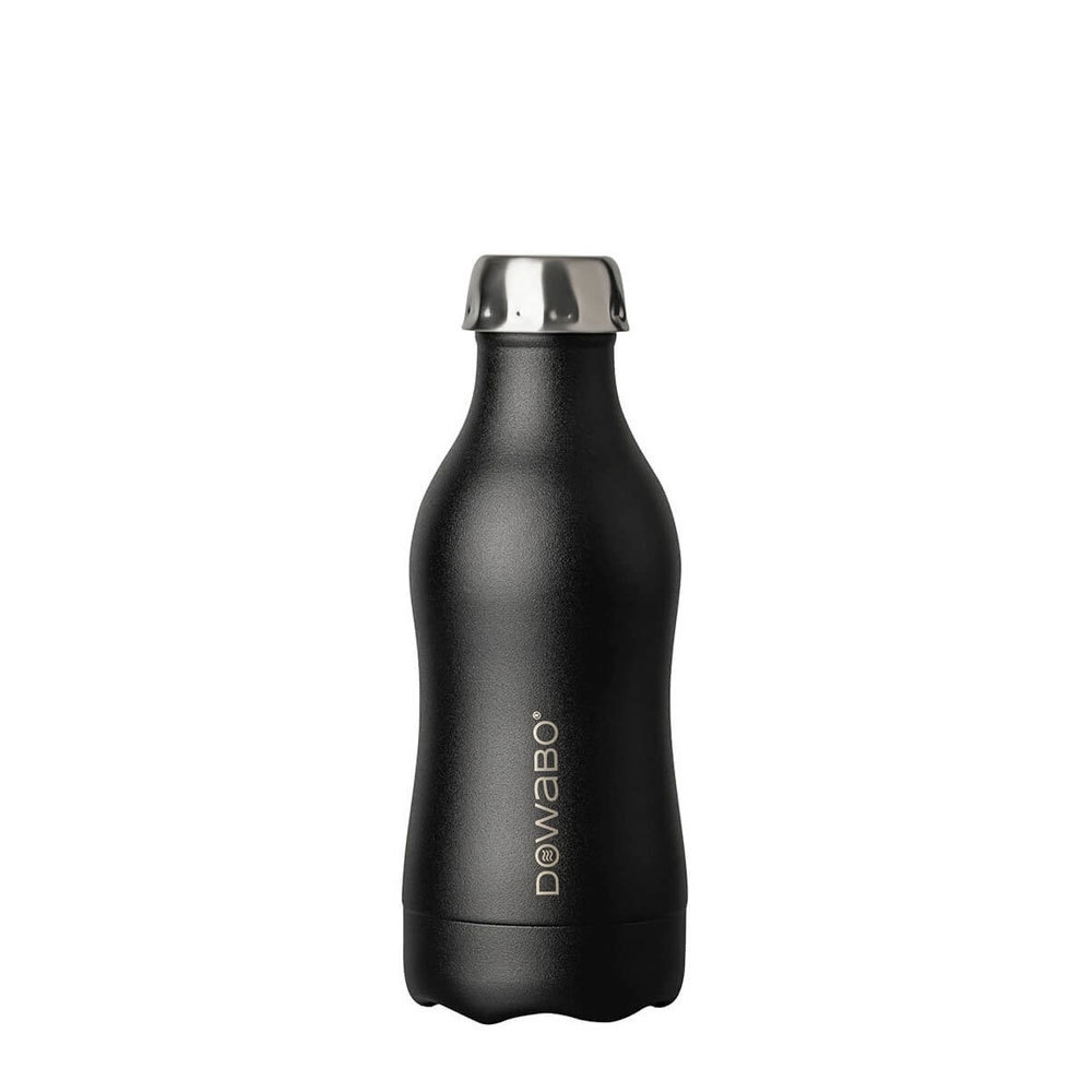 Dowabo - Double Wall Insuladet Bottle - Black Sun 350 ml
