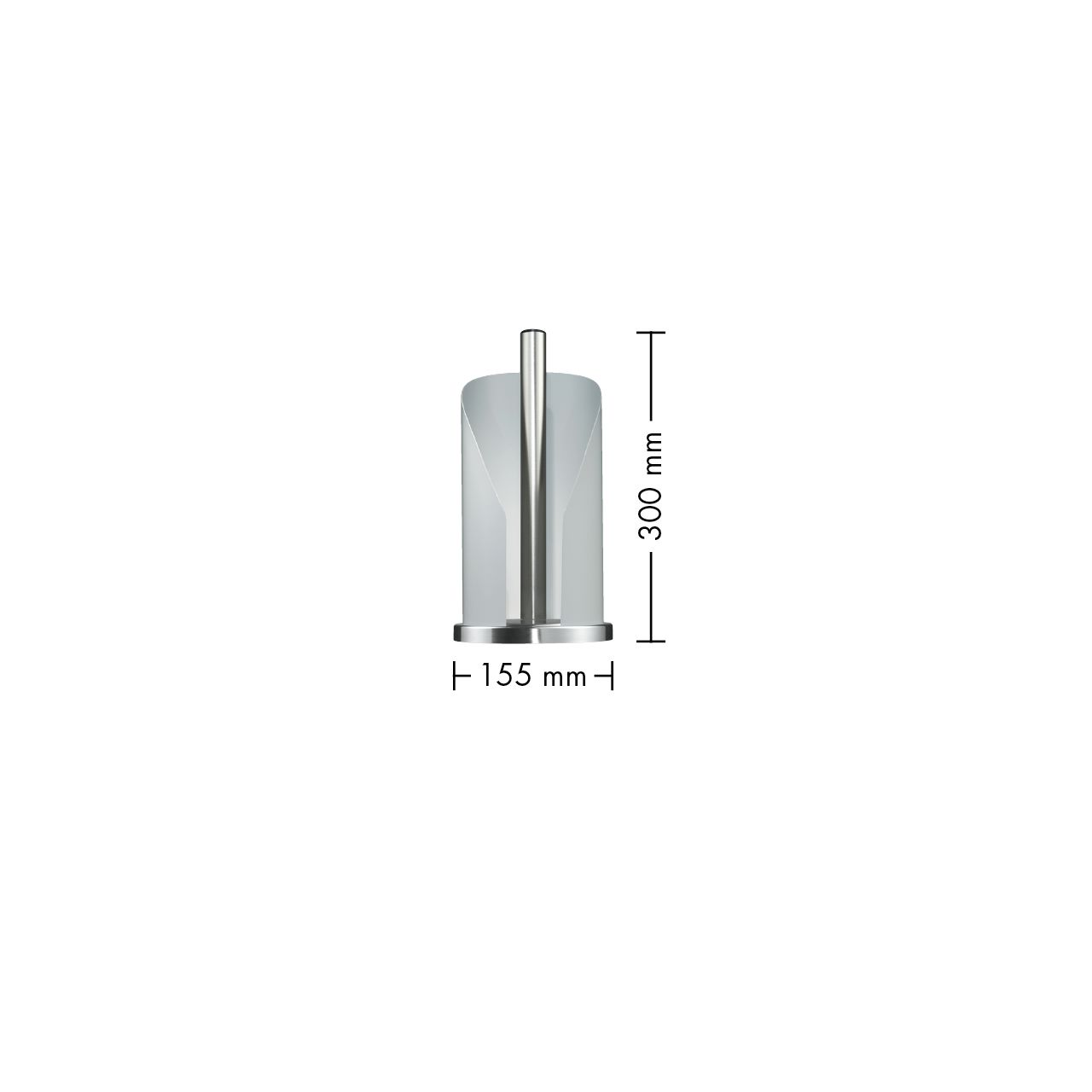 Wesco -  Roll holder - Warm grey