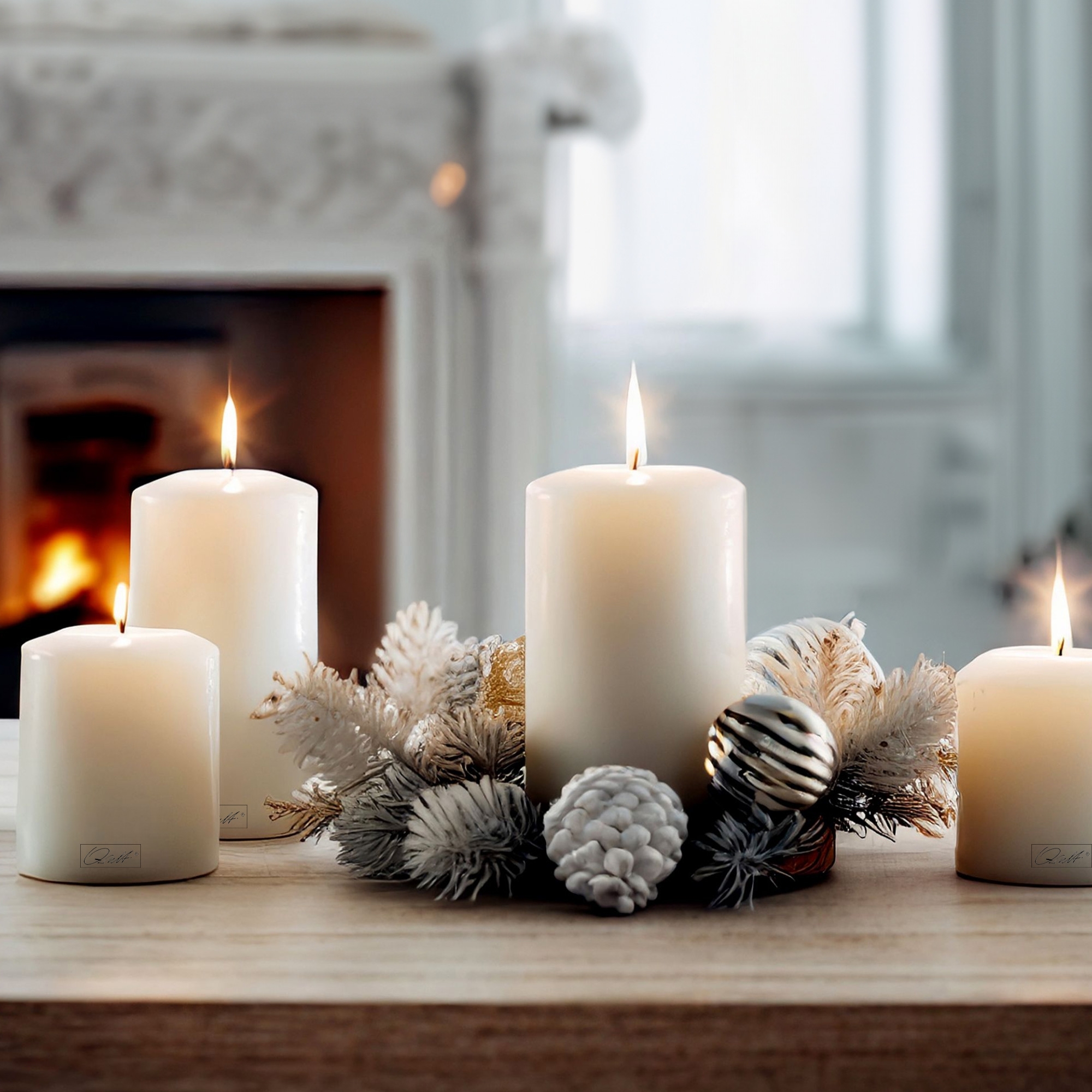 Qult Farluce Classic - Teelichthalter in Kerzenform - Ø 10 cm / H 12 cm Qult Farluce Classic - Teelichthalter in Kerzenform - Ø 10 cm / H 12 cm