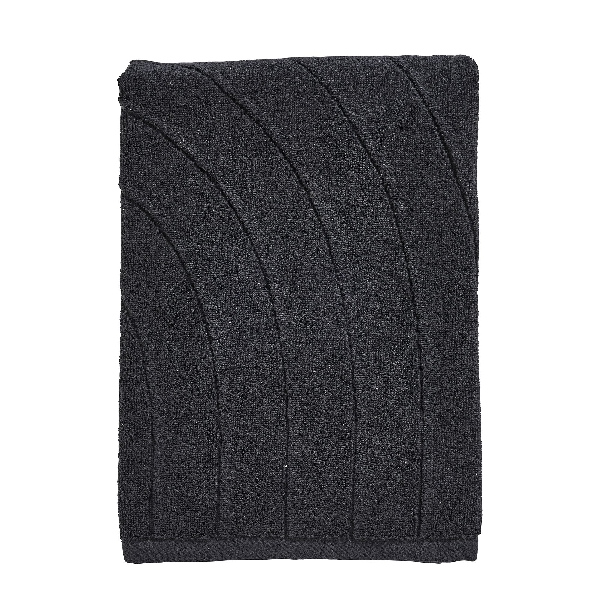 Zone - Time Badehandtuch - 70 x 140 cm - Black