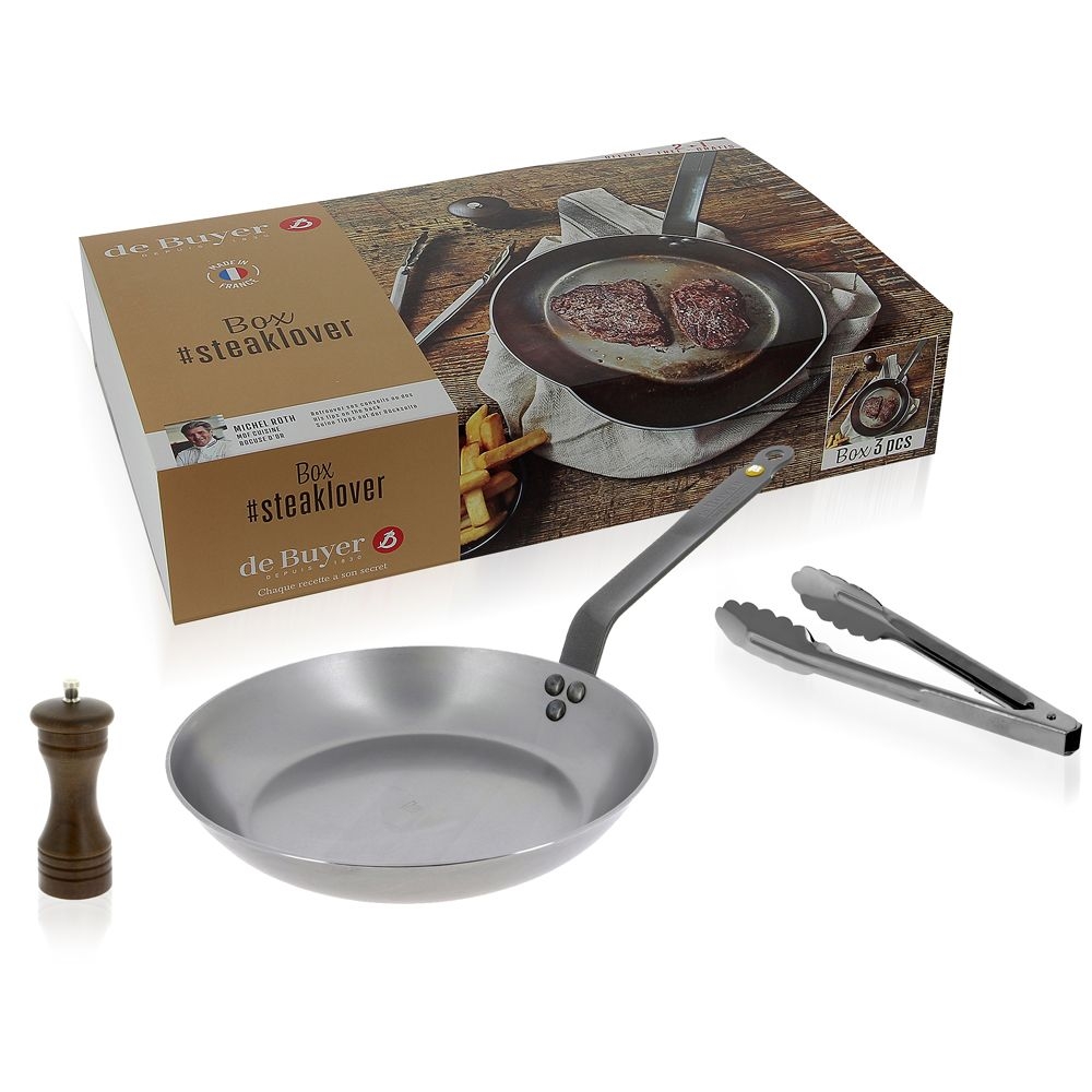 de Buyer - Mineral B Element - 3er-Set Steaklover de Buyer - Mineral B Element - 3er-Set Steaklover