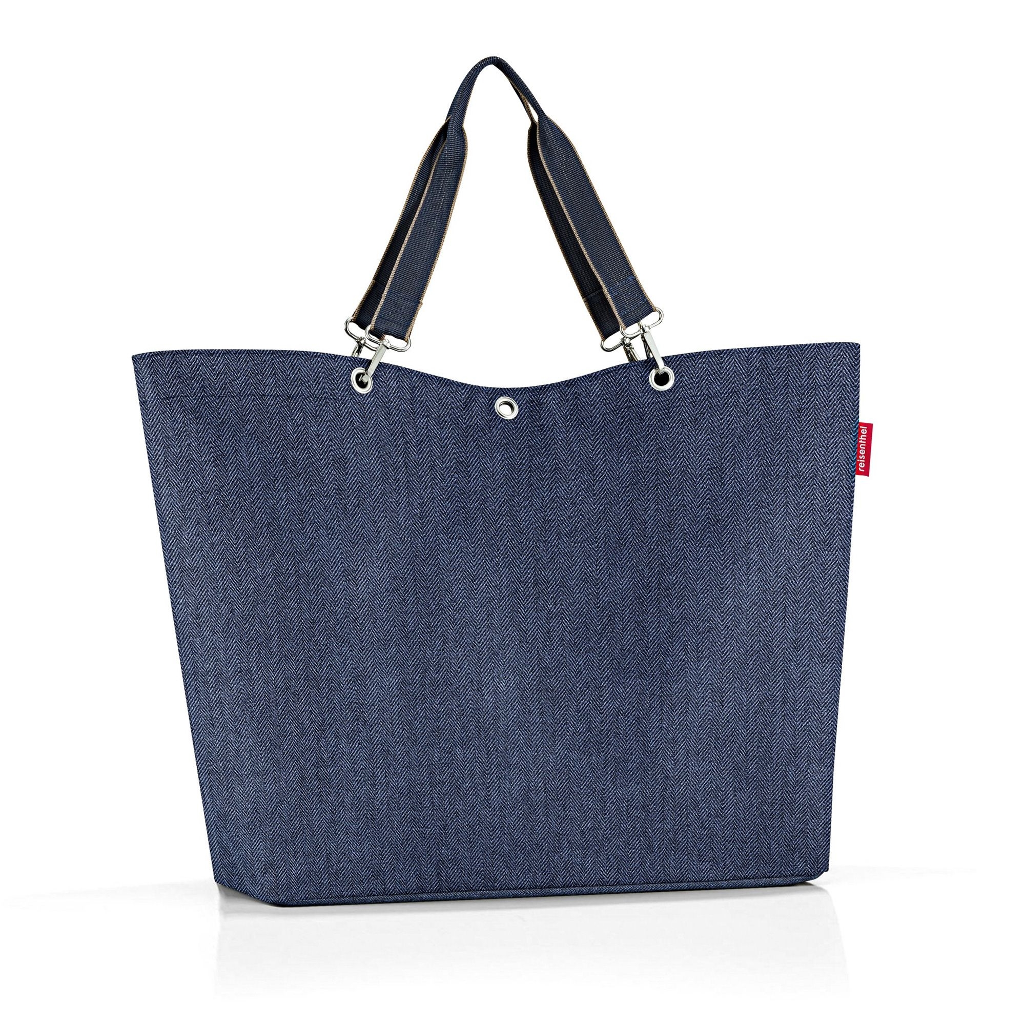 reisenthel - shopper XL - herringbone dark blue