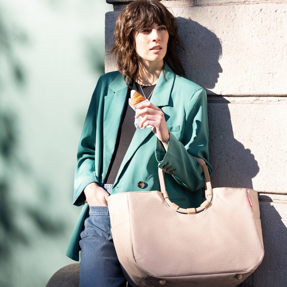 reisenthel - loopshopper L - frame twist coffee