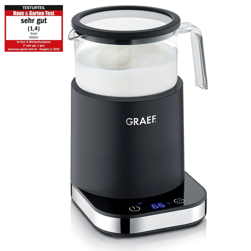 Electric Graef milk frother MS902 in black