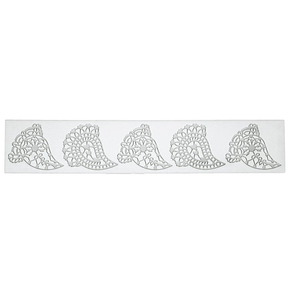 Städter - Cake lace mould Paisley - 39,5 x 7,5 cm - Silicone