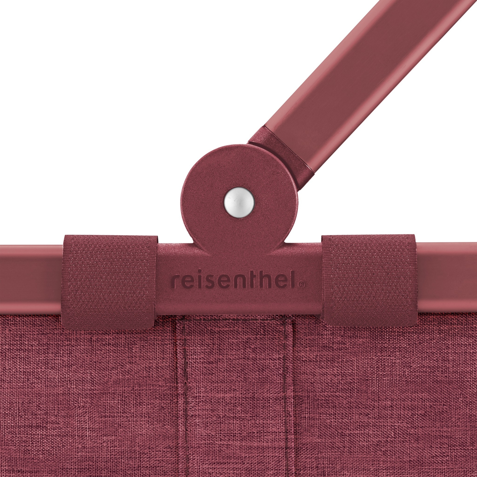 Reisenthel shopping basket close-up red