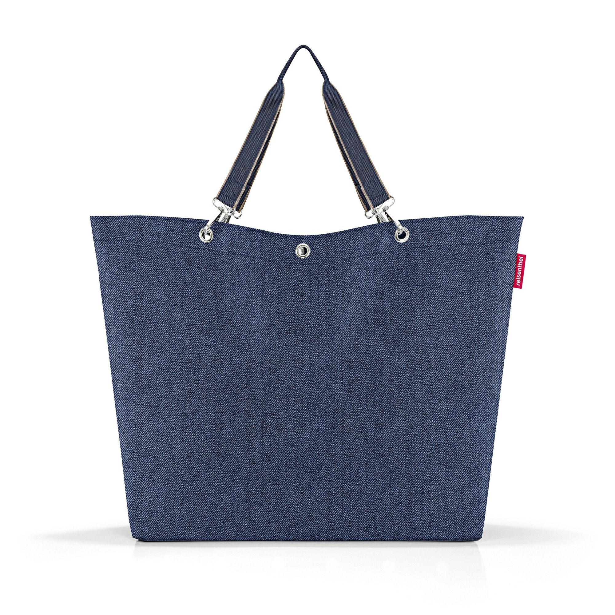 reisenthel - shopper XL - herringbone dark blue