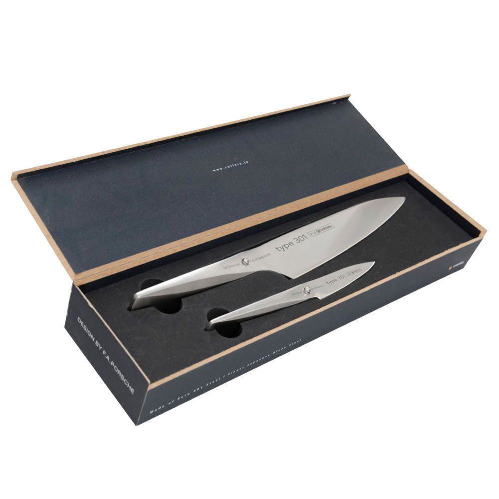 CHROMA type 301 F.A.Porsche - P-918 knife set, 2pcs. CHROMA type 301 F.A.Porsche - P-918 knife set, 2pcs.