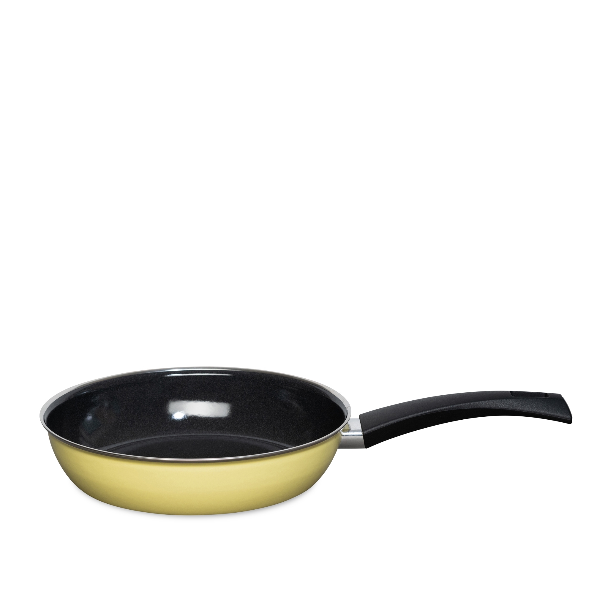 Riess - NOUVELLE PUR - Lemon - Enamel Frying Pan 24 cm