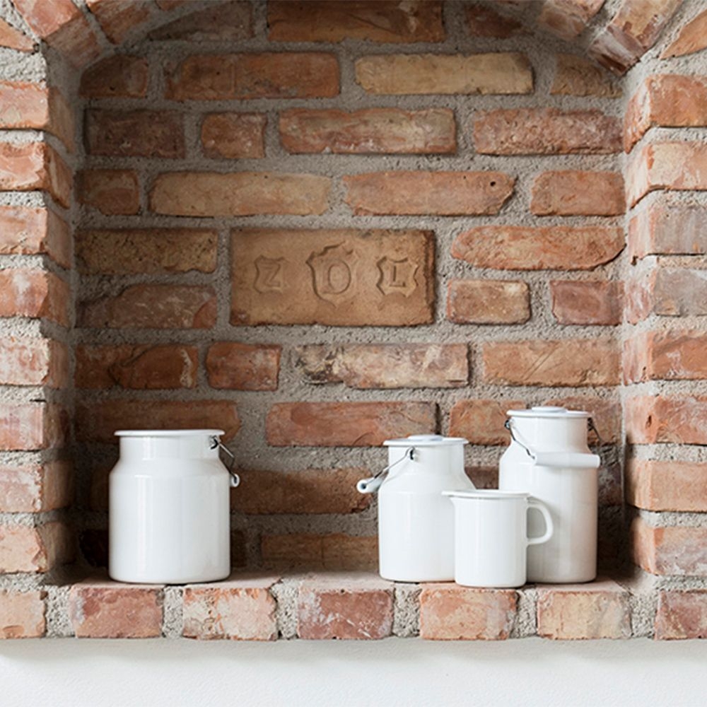 Riess CLASSIC - White - Milk jug with lid