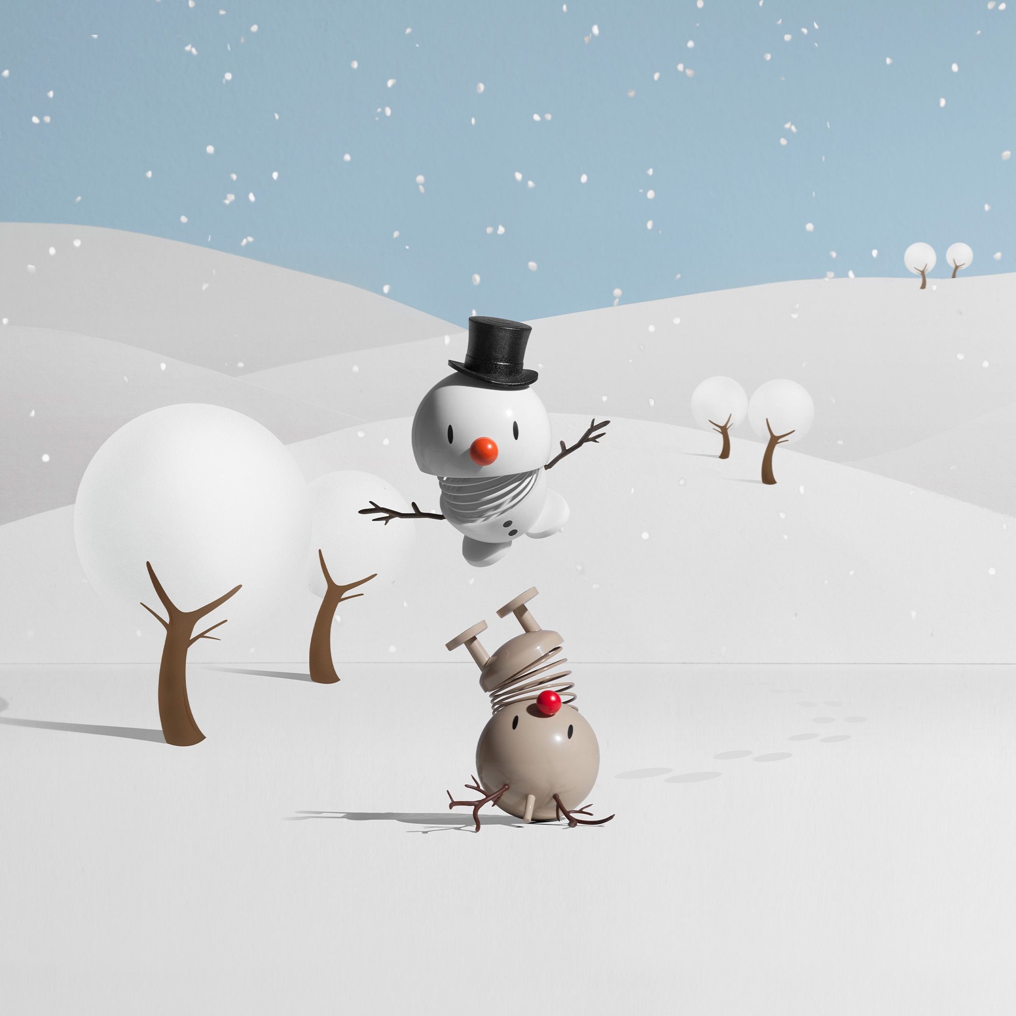 Hoptimist - Reindeer Bumble - S - Latte