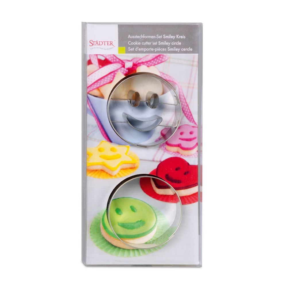 Städter - Cookie cutter Laughing circle - 5 cm - Set, 2 pieces