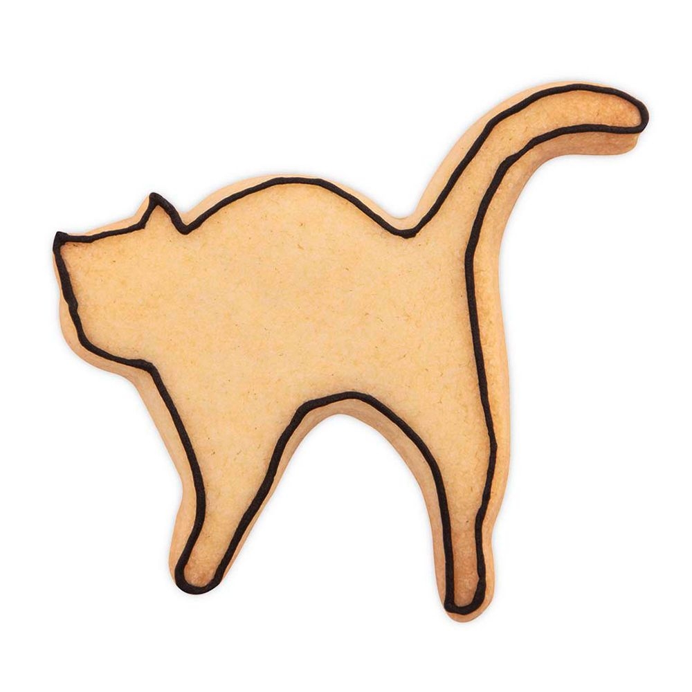 Städter - Cat-shaped cookie cutter with a hump - 8 cm - tinplate